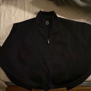 Women’s Black Quarter-Zip Sweater